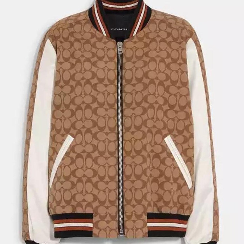 Coach varsity jacket with signature print comes with COA - Picture 4 of 4